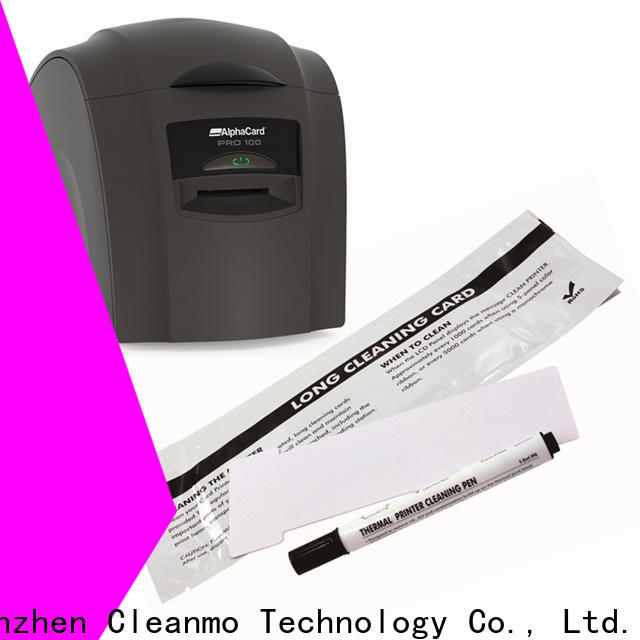 Cleanmo ODM best AlphaCard Short T Cleaning Cards factory for AlphaCard PRO 100 Printer