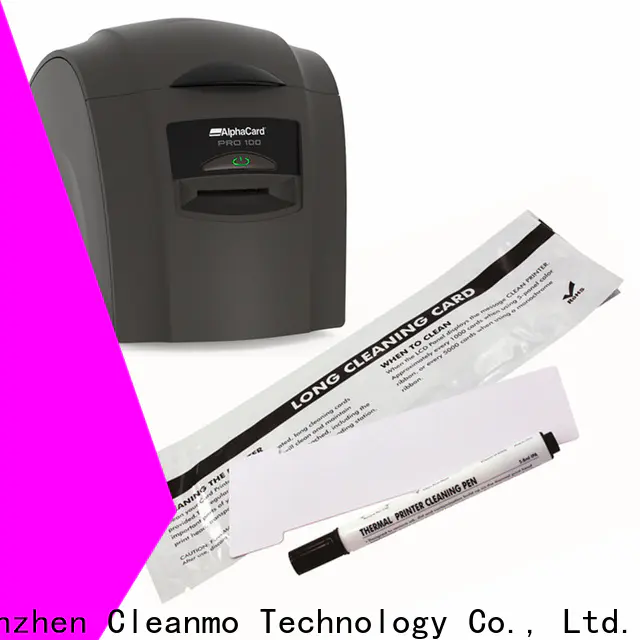 Cleanmo ODM best AlphaCard Short T Cleaning Cards factory for AlphaCard PRO 100 Printer