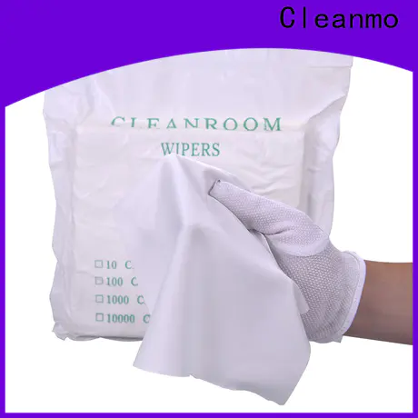 Cleanmo smooth microfiber lens wipes supplier for chamber cleaning
