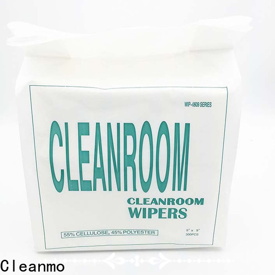 smooth clean room wipes manufacturers 55% cellulose supplier for equipements