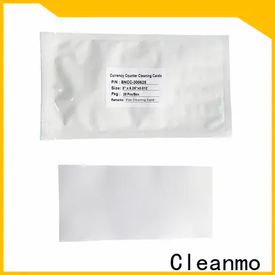 Cleanmo high quality credit card reader cleaner manufacturer for Counting Equipment