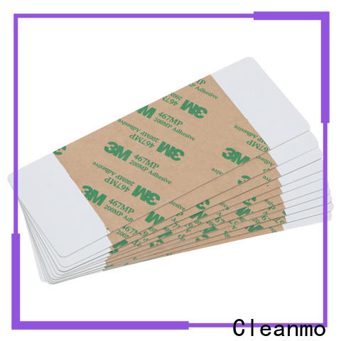 Cleanmo PVC datacard cleaning card supplier for ImageCard Magna