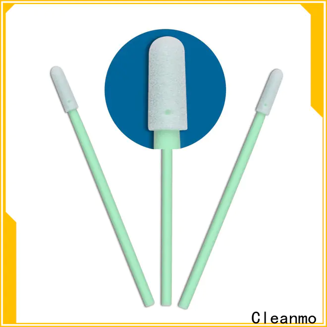 ESD-safe micro swabs green handle wholesale for excess materials cleaning