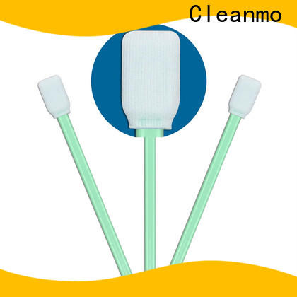 Cleanmo excellent chemical resistance cleanroom swabs foam supplier for optical sensors