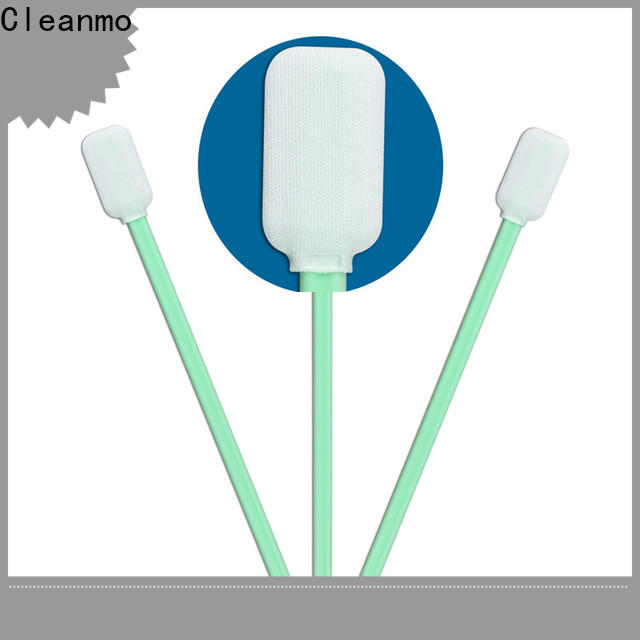 Cleanmo Polypropylene handle microfiber swabs supplier for Micro-mechanical cleaning