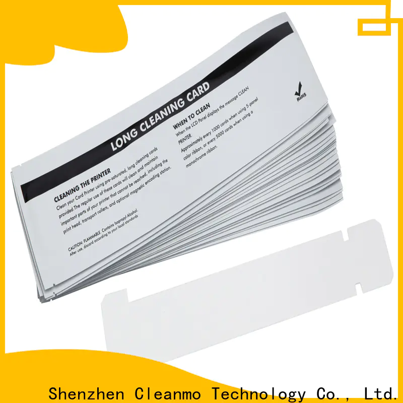 Cleanmo non woven zebra cleaning card wholesale for cleaning dirt