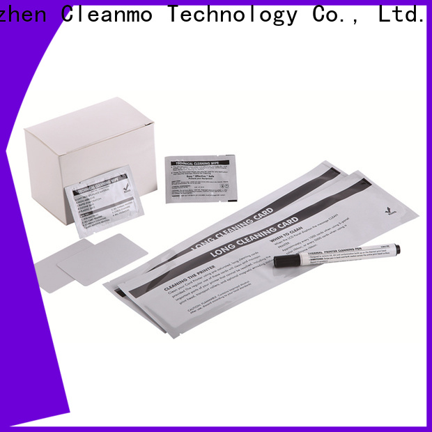 Cleanmo convenient Evolis Cleaning cards factory price for Cleaning Printhead