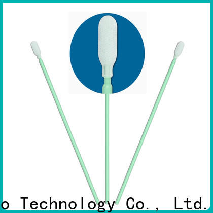 Cleanmo flexible paddle polyester cleanroom swabs supplier for microscopes