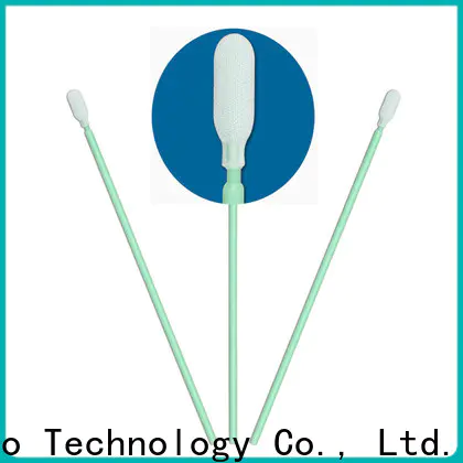 Cleanmo flexible paddle polyester cleanroom swabs supplier for microscopes