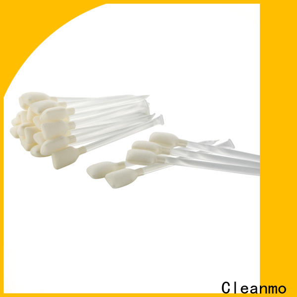 Cleanmo Bulk purchase OEM solvent printer cleaning swabs supplier for ID Card Printers