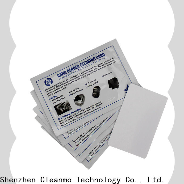 Cleanmo Bulk buy OEM datacard cleaning card wholesale for ImageCard Select