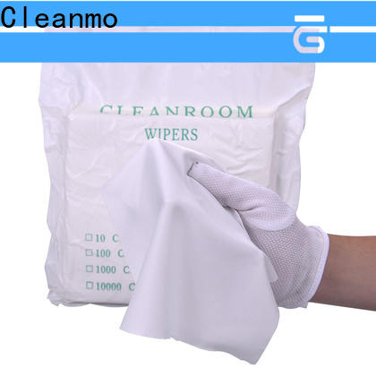 Cleanmo durable microfiber lens wipes factory for stainless steel surface cleaning