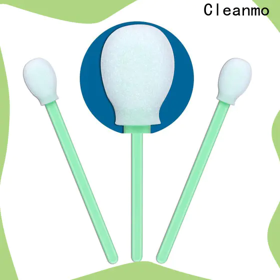 Cleanmo green handle over cleaning ears factory price for excess materials cleaning