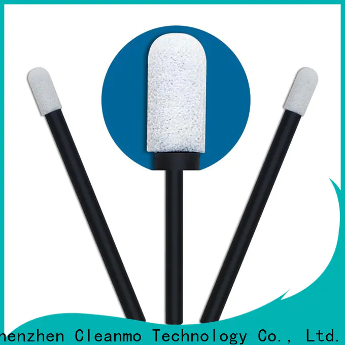 Cleanmo Polyurethane Foam thin cotton swabs supplier for excess materials cleaning