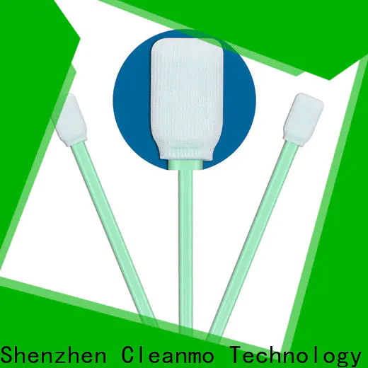 Cleanmo flexible paddle safety swabs supplier for optical sensors