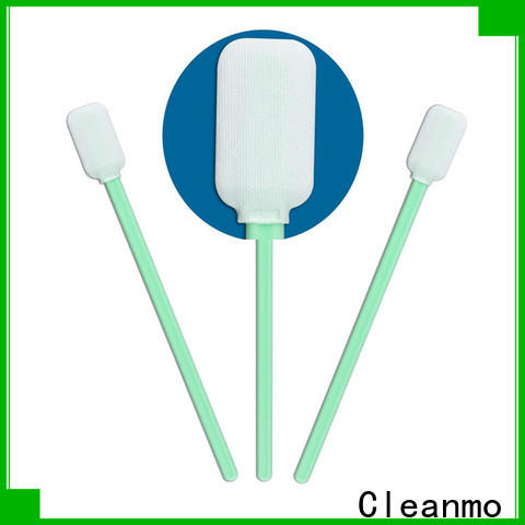 Cleanmo Polypropylene handle sensor cleaning swabs supplier for excess materials cleaning