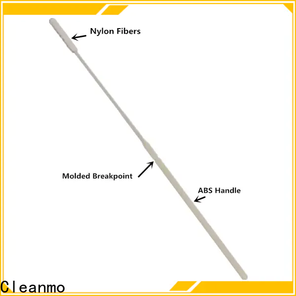 Cleanmo frosted tail of swab handle swab test kits factory for molecular-based assays