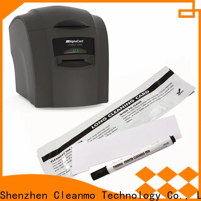 Wholesale custom AlphaCard Short T Cleaning Cards PP factory for AlphaCard PRO 100 Printer