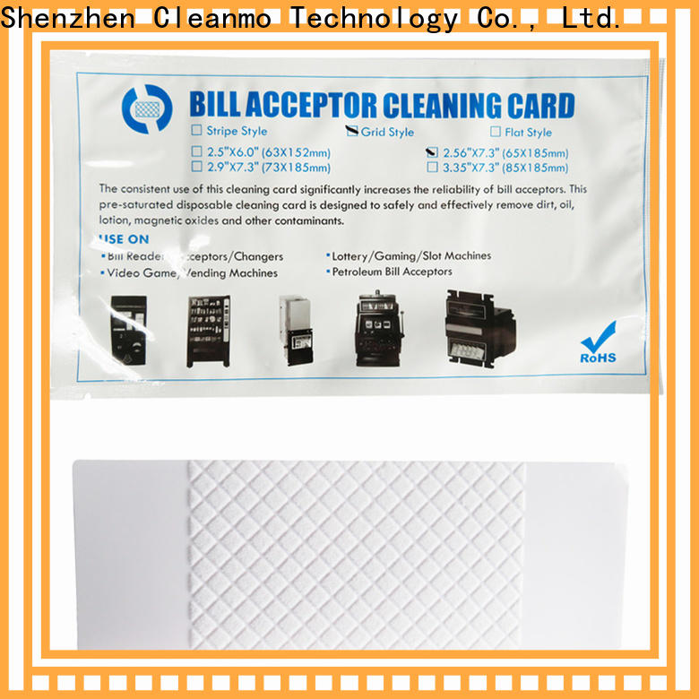 Bulk purchase atm cleaning cards white supplier for readers
