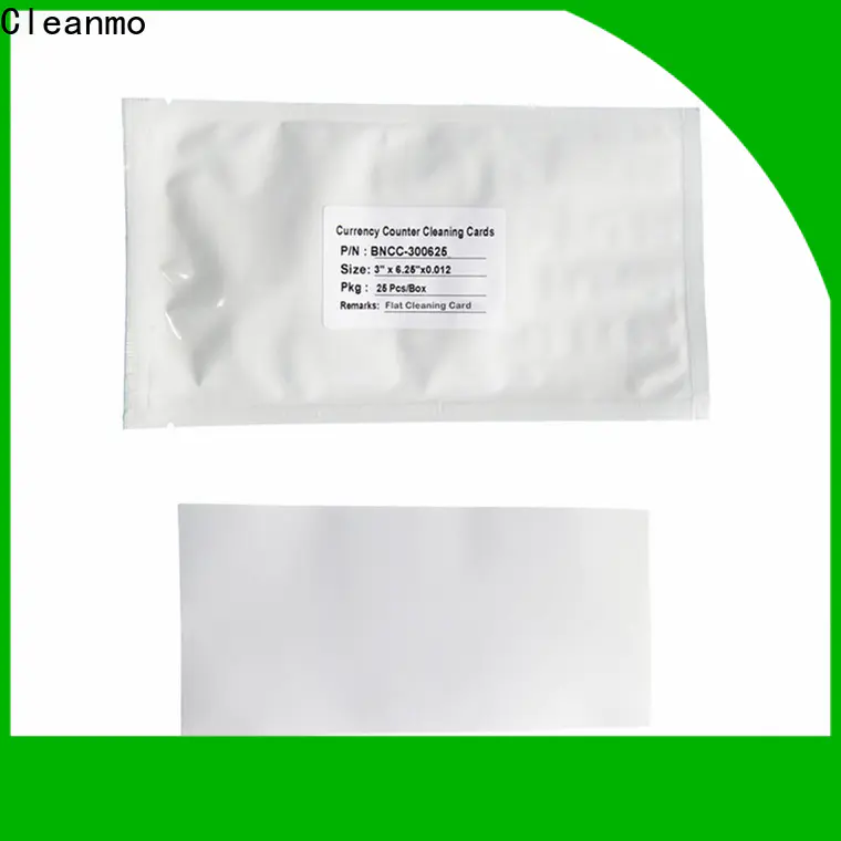 Cleanmo high quality electronic lock cleaning cards supplier for Banknote Counter