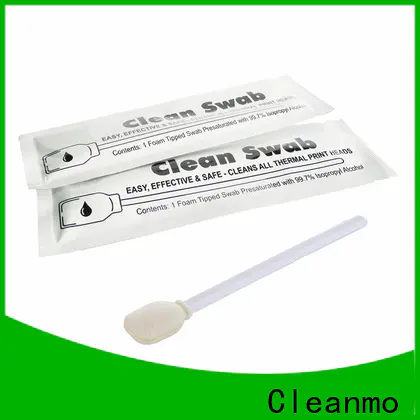 Cleanmo Bulk buy custom printhead cleaning swab wholesale for Card Readers