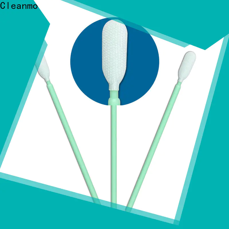 high quality cleanroom polyester swabs excellent chemical resistance factory for microscopes