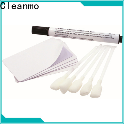 Cleanmo Non Woven magic bullet printer cleaner factory for PR5360LE TeamNisca ID Card Printers