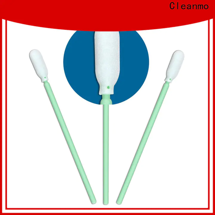 Bulk purchase cleanroom swabs small ropund head supplier for Micro-mechanical cleaning