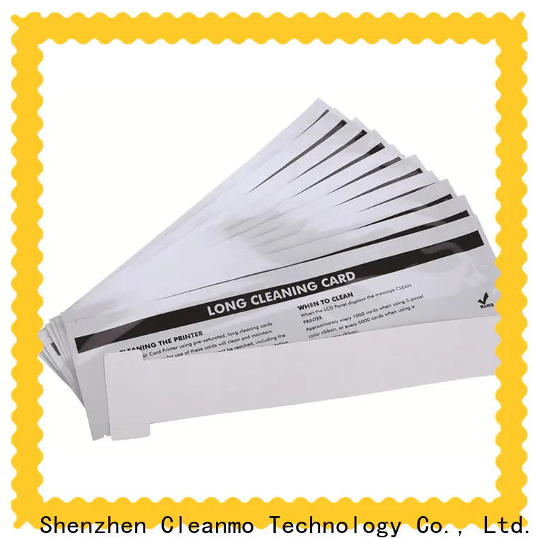Cleanmo Aluminum Foil printer cleaning supplies supplier for ID card printers