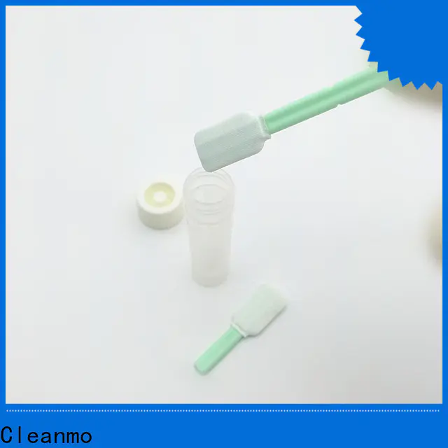 Cleanmo 100% polyester Sterile Sampling Collection Swab supplier for the analysis of rinse water samples