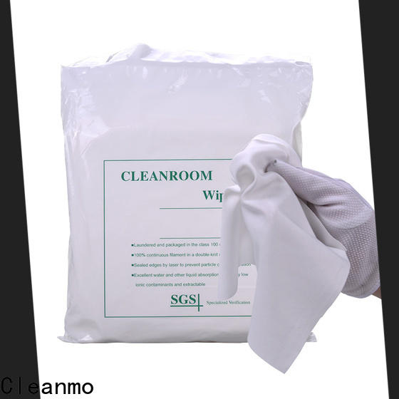 Cleanmo Bulk buy OEM polyester wiper wholesale for Stainless Steel Surface