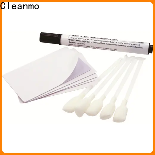 Cleanmo Bulk purchase thermal printer cleaning card wholesale for Zebra P120i printer