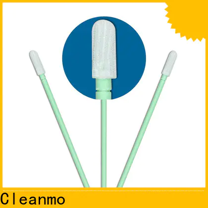 safe material Industrial polyester swabs polypropylene handle wholesale for microscopes
