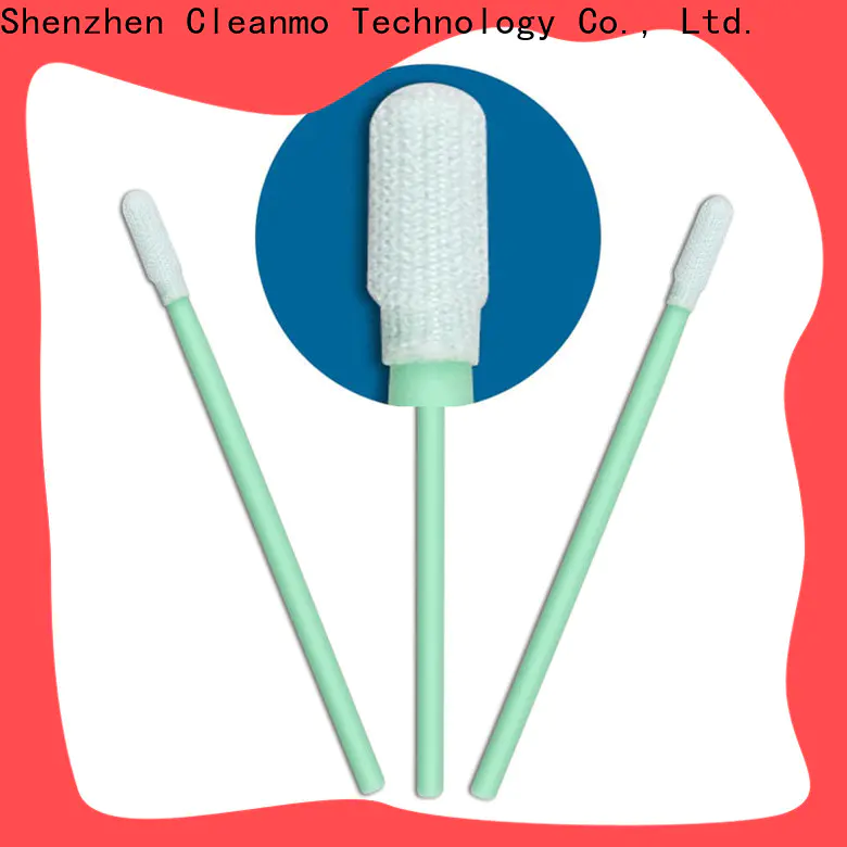 Cleanmo high quality sterile polyester swabs wholesale for general purpose cleaning