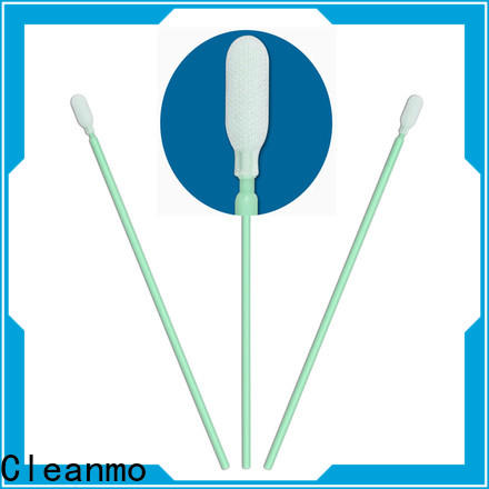 Cleanmo double-layer knitted polyester electronics swab manufacturer for microscopes