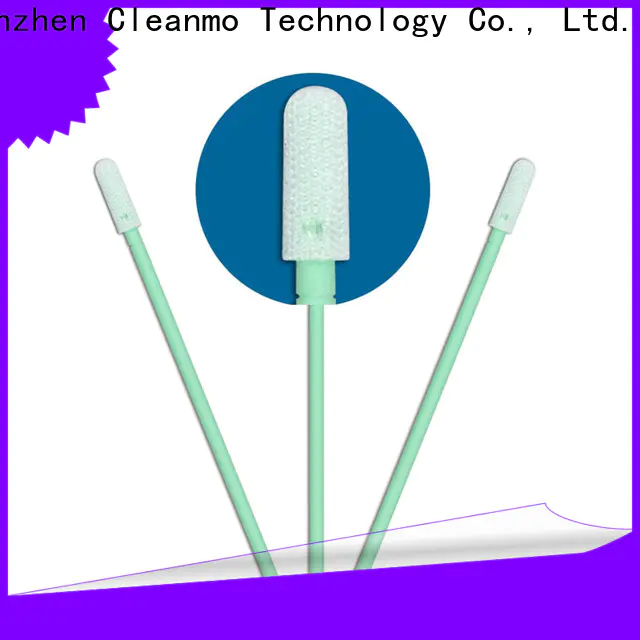 Cleanmo safe material fiber optic cleaning swabs manufacturer for general purpose cleaning