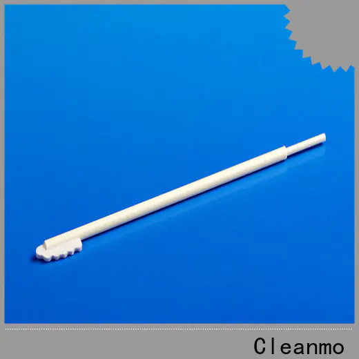 Cleanmo frosted tail of swab handle flocked swab factory for cytology testing