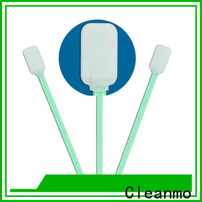 Cleanmo excellent chemical resistance fiber optic cleaning swabs factory for printers