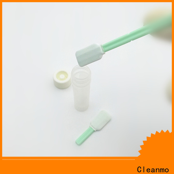 Custom best sterile swab stick Double layered head manufacturer for test residues of previously manufactured products