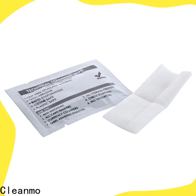 OEM high quality thermal printhead cleaning wipes Non Woven Fabric wholesale for Inkjet Printers