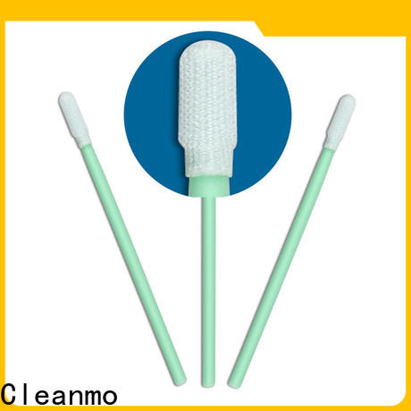 safe material esd swabs double-layer knitted polyester supplier for optical sensors