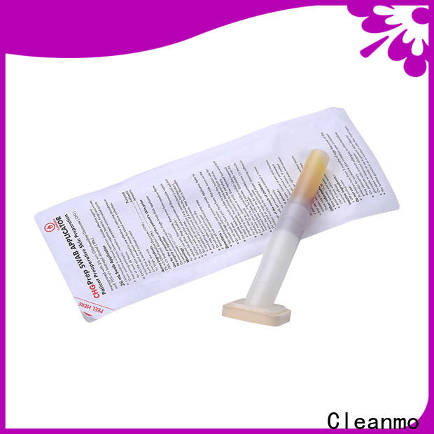 Cleanmo medical grade 100PPI open-cell polyurethane foam sterile cotton tipped applicators manufacturer for routine venipunctures