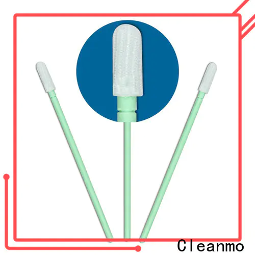 Cleanmo safe material fiber optic swabs manufacturer for general purpose cleaning