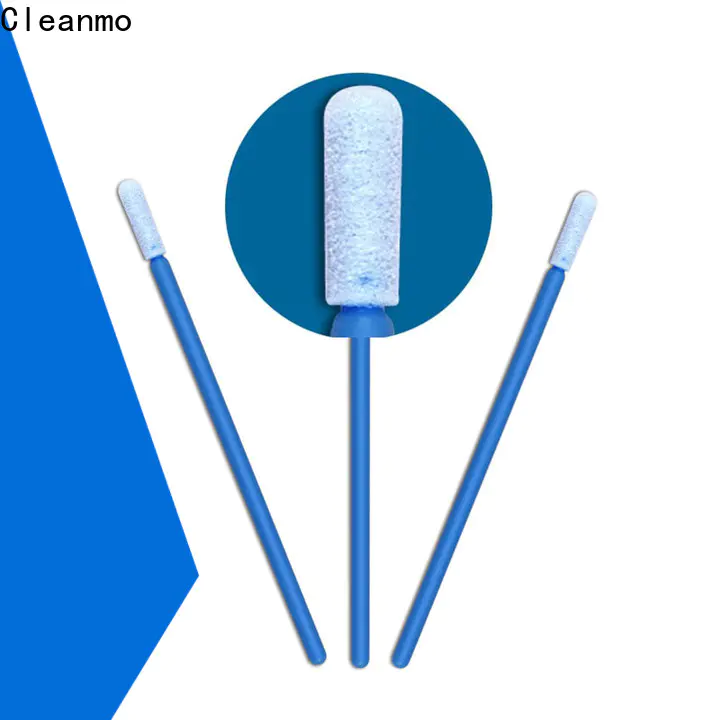 Cleanmo Bulk buy high quality long handle cotton swabs factory price for general purpose cleaning