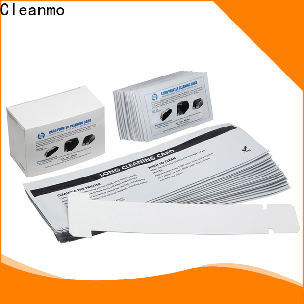 Custom zebra printer cleaning pvc factory for ID card printers Cleanmo