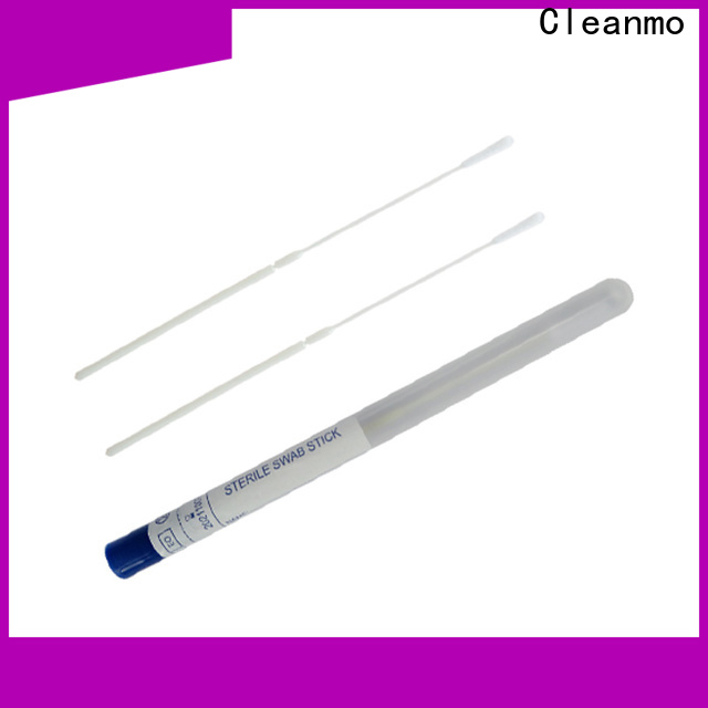 Cleanmo ABS handle flocked swab factory for molecular-based assays