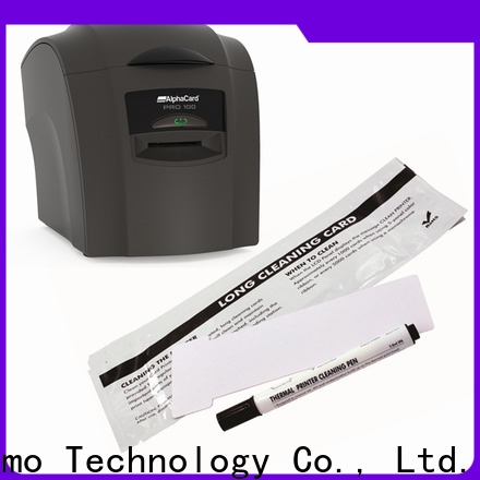 Cleanmo Electronic-grade IPA AlphaCard long T Cleaning Cards wholesale for AlphaCard PRO 100 Printer