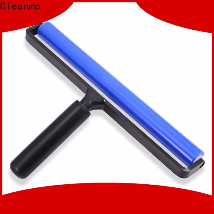 Cleanmo silicone with aluminum alloy resuable lint roller manufacturer for computer screen