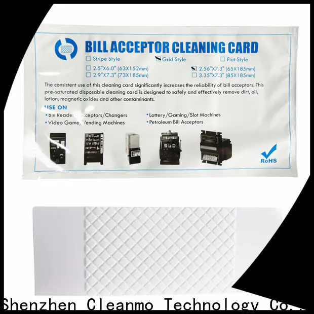 disposable alcohol cleaning cards pvc factory for video game machines