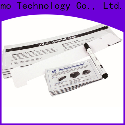 Cleanmo Aluminum foil packing CR80 Cleaning Cards factory for Javelin J330i printers